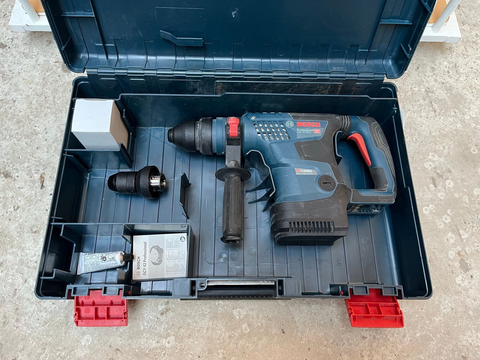 Bosch Professional GBH 18V-34 CF Boorhamer, 600 watt of meer, Boor- en/of Breekhamer, Ophalen of Verzenden, Zo goed als nieuw