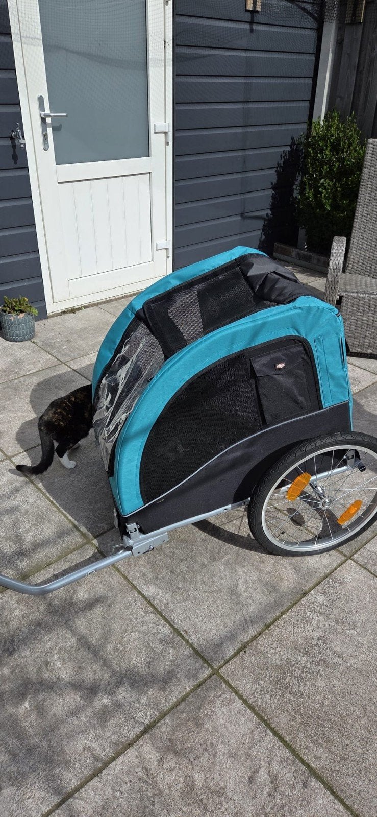 Fiets aanhanger, zgan!, Ophalen, Trixie hondenfietskar limited edition, Opvouwbaar, 20 tot 40 kg