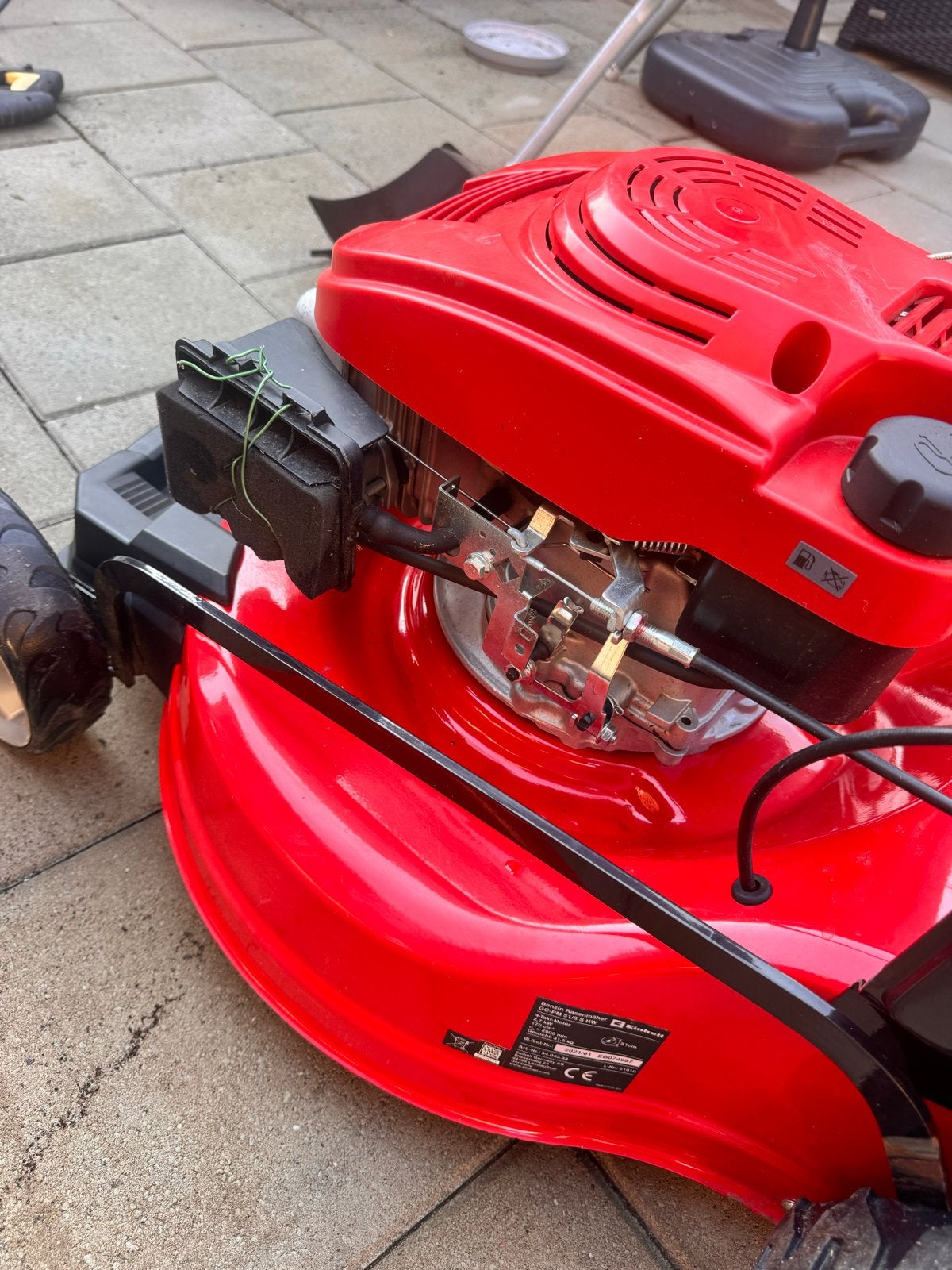 Einhell Benzine Grasmaaier GC-PM 51/3 S HW - Zo goed als nie, Ophalen, Cirkelmaaier, Zo goed als nieuw, 50 cm of meer