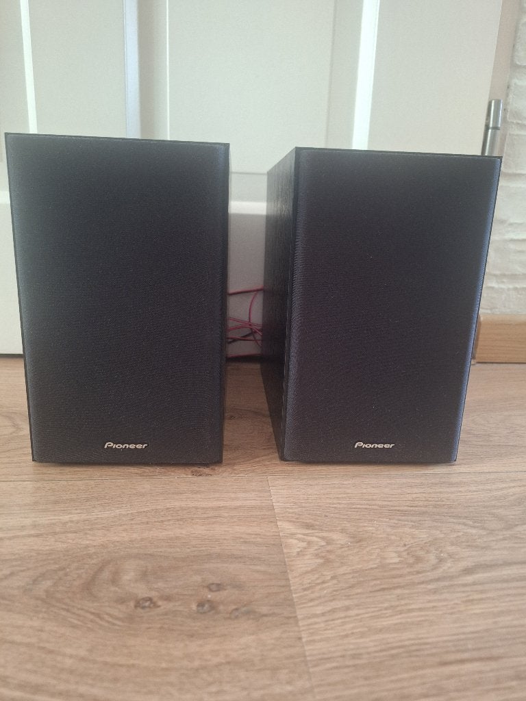 2 Luidspreker boxen Pioneer, Audio, Tv en Foto, Luidsprekers, Ophalen, Inclusief kabels, Zo goed als nieuw, Pioneer