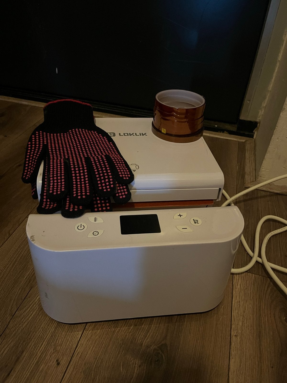 Loklik Heat Press Machine met accessoires, Ophalen, Gebruikt, Overige thema's, Kunststof