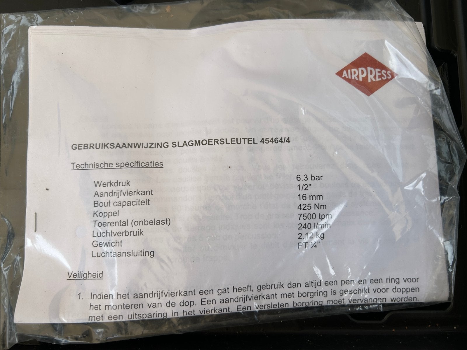 Slagmoersleutel Set 1/2"353 Nm incl. accessoires, Ophalen of Verzenden, Nieuw