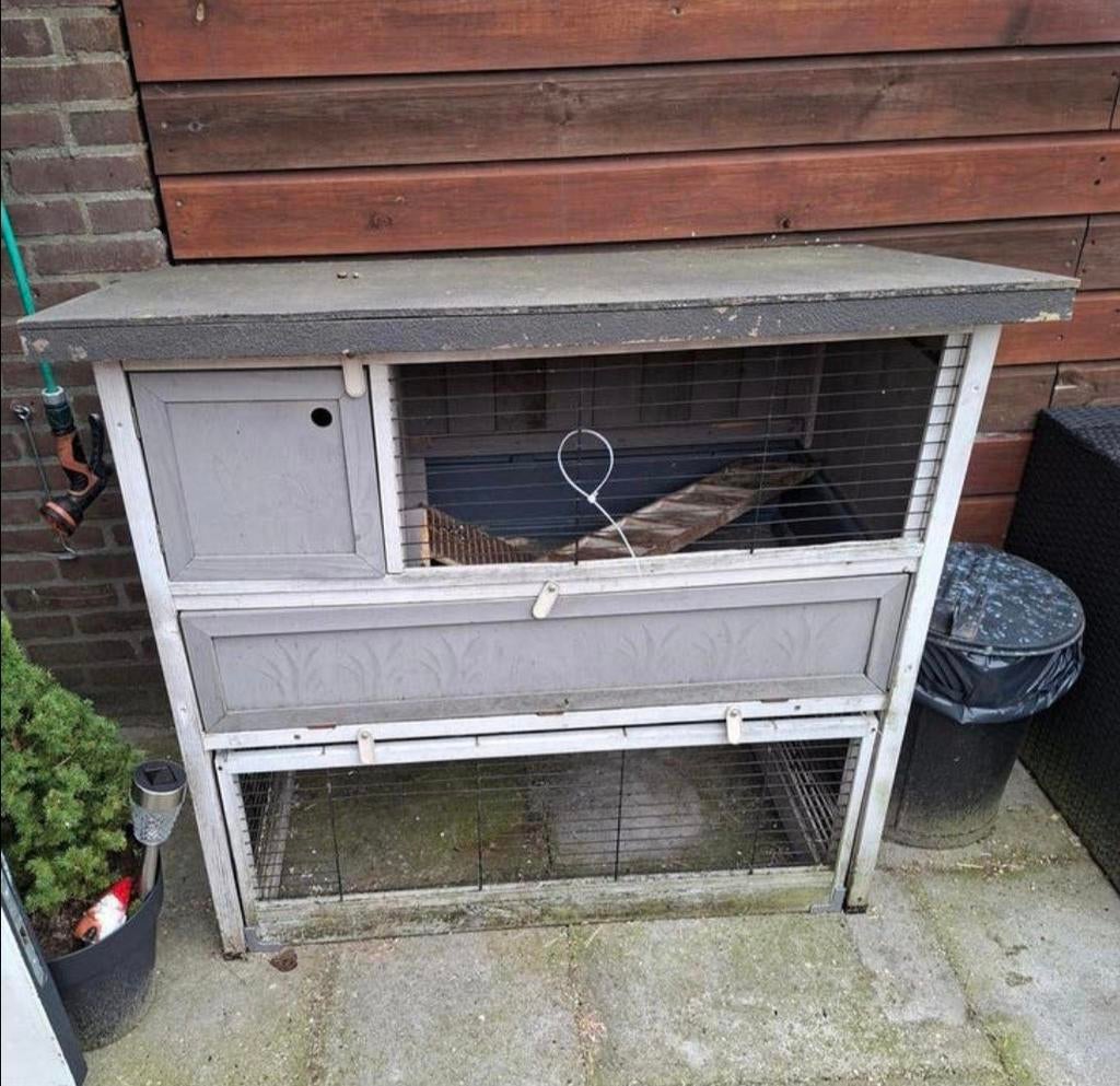 Konijnen /cavia hok, Ophalen, 90 cm of meer, Hok, Cavia
