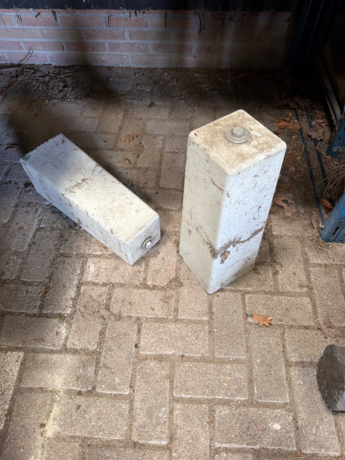 Betonnen palen - 2 stuks, Ophalen, Gebruikt, Minder dan 180 cm, Palen