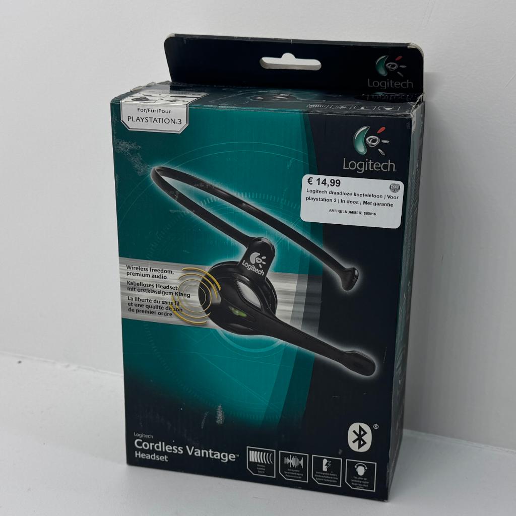 Logitech draadloze koptelefoon | Voor playstation 3 |, Gebruikt, Dordrecht@usedproducts.nl, Toulonselaan 72, Overige typen