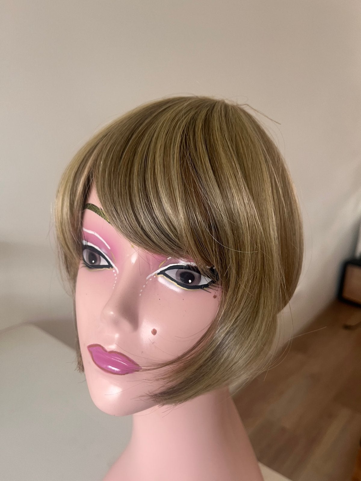 Clip-in haarband Pony caramel Blond synthetisch, Sieraden, Tassen en Uiterlijk, Uiterlijk | Haarverzorging, Ophalen, Zo goed als nieuw