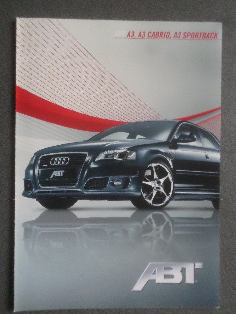 Audi Abt A3 Brochure, Ophalen of Verzenden, Zo goed als nieuw, Audi