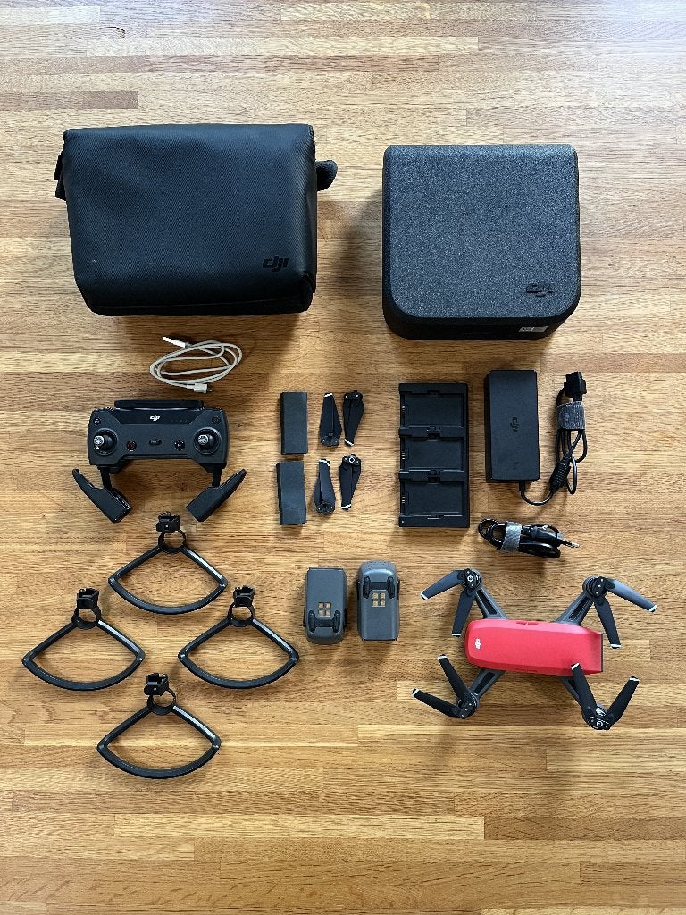 DJI Spark Fly More Combo, 250 tot 900 gram, Cameradrone, 100 tot 1000 meter, Return to Home