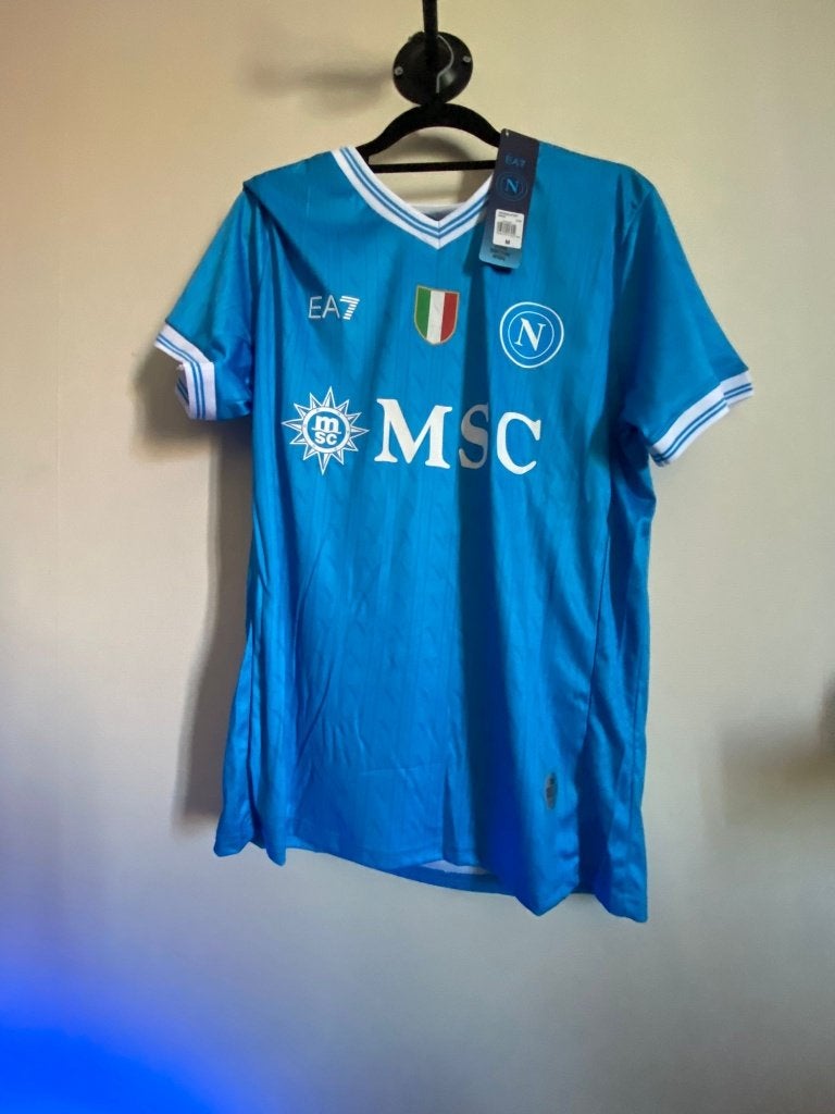 SSC Napoli Thuisshirt 2025/26 – De Bruyne 11 – Maat M, Maat M, Ophalen of Verzenden, Nieuw, Shirt