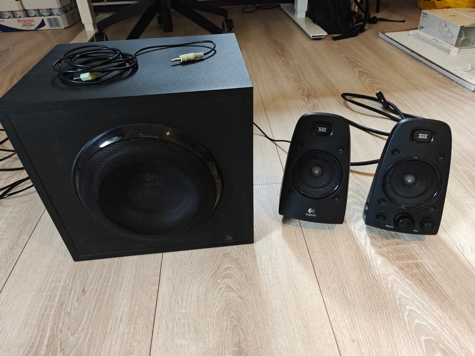 Logitech Speaker System Z623, Ophalen, Gebruikt, Audiokanaal 2.1, Logitech
