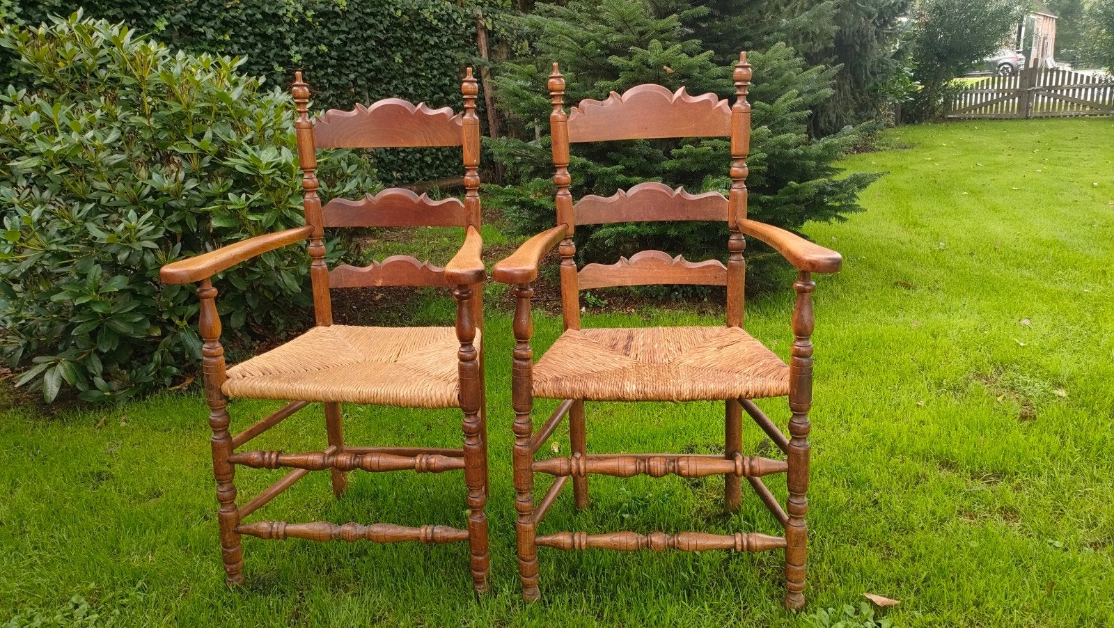 Deense boerderijstoelen, Antiek en Kunst, Antiek | Meubels | Stoelen en Banken, Ophalen