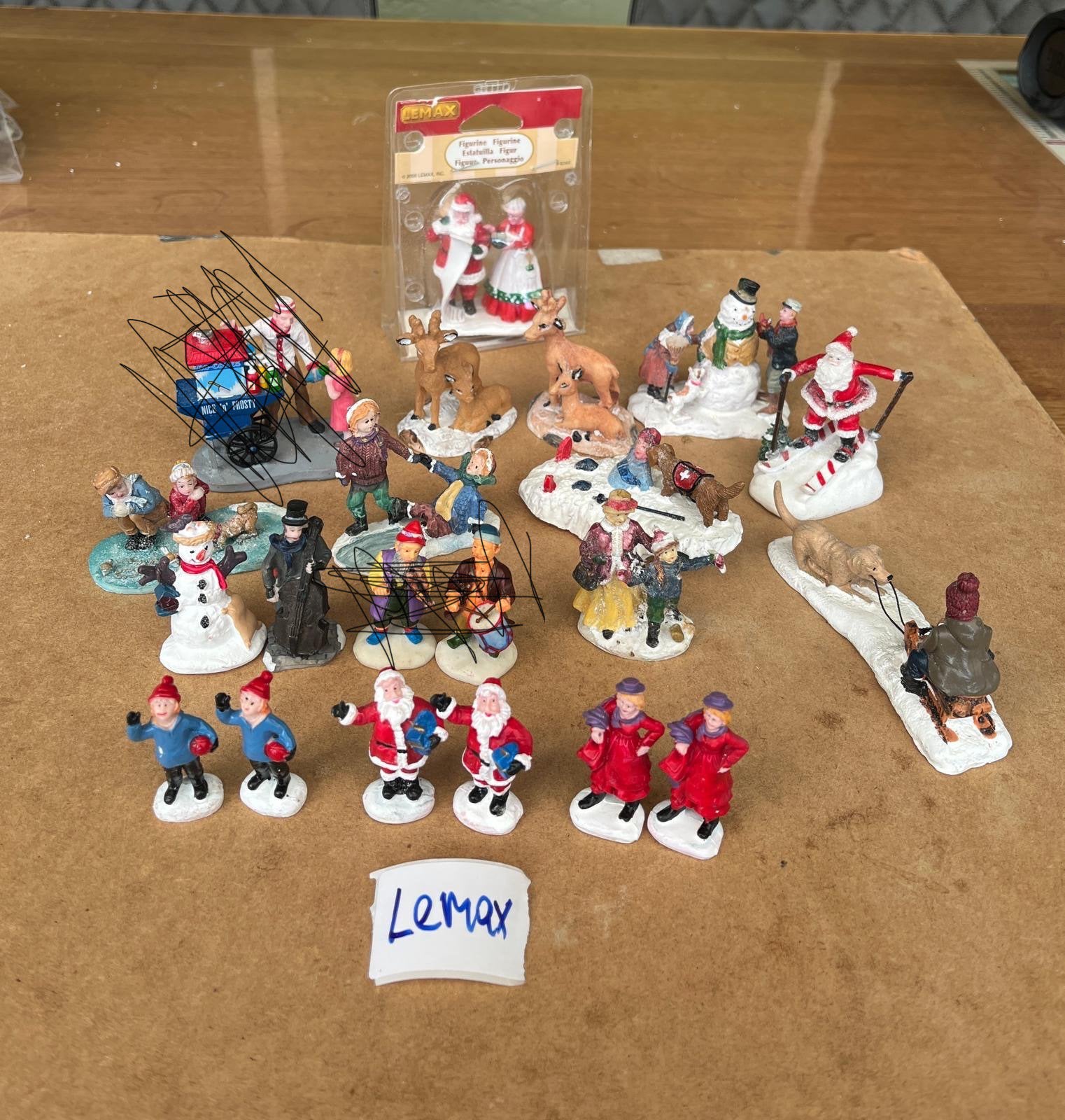 Lemax kerstdorp figuren, Ophalen of Verzenden, Zo goed als nieuw