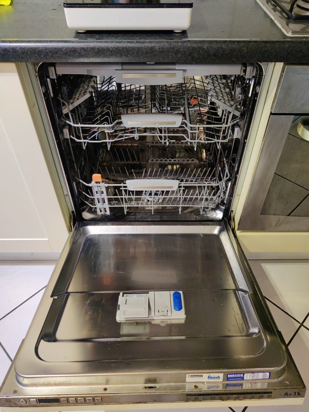 Hotpoint Inbouw Vaatwasser, Ophalen, 60 cm of meer, Zo goed als nieuw, Inbouw