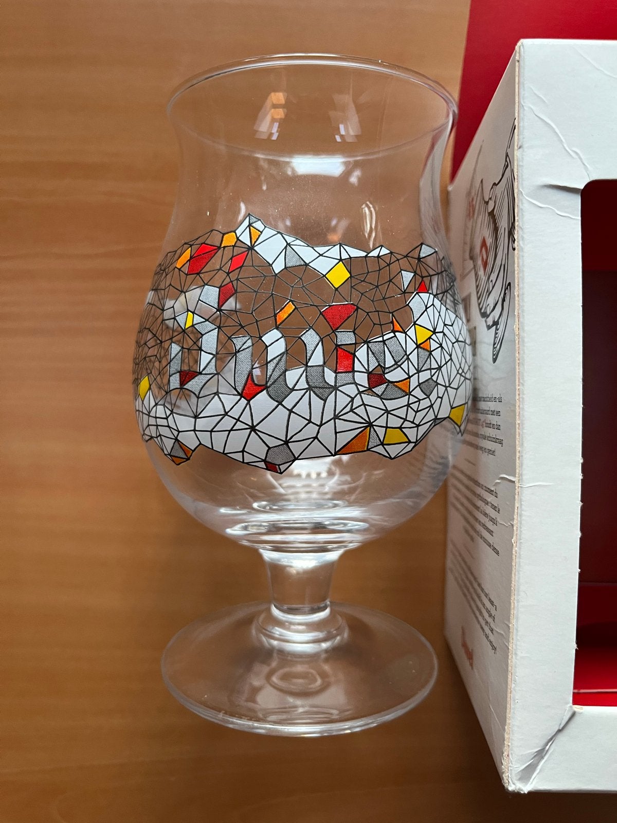 Limited Edition Duvel Glas - Philippe Delongue, Ophalen of Verzenden, Nieuw, Glas of Glazen, Duvel