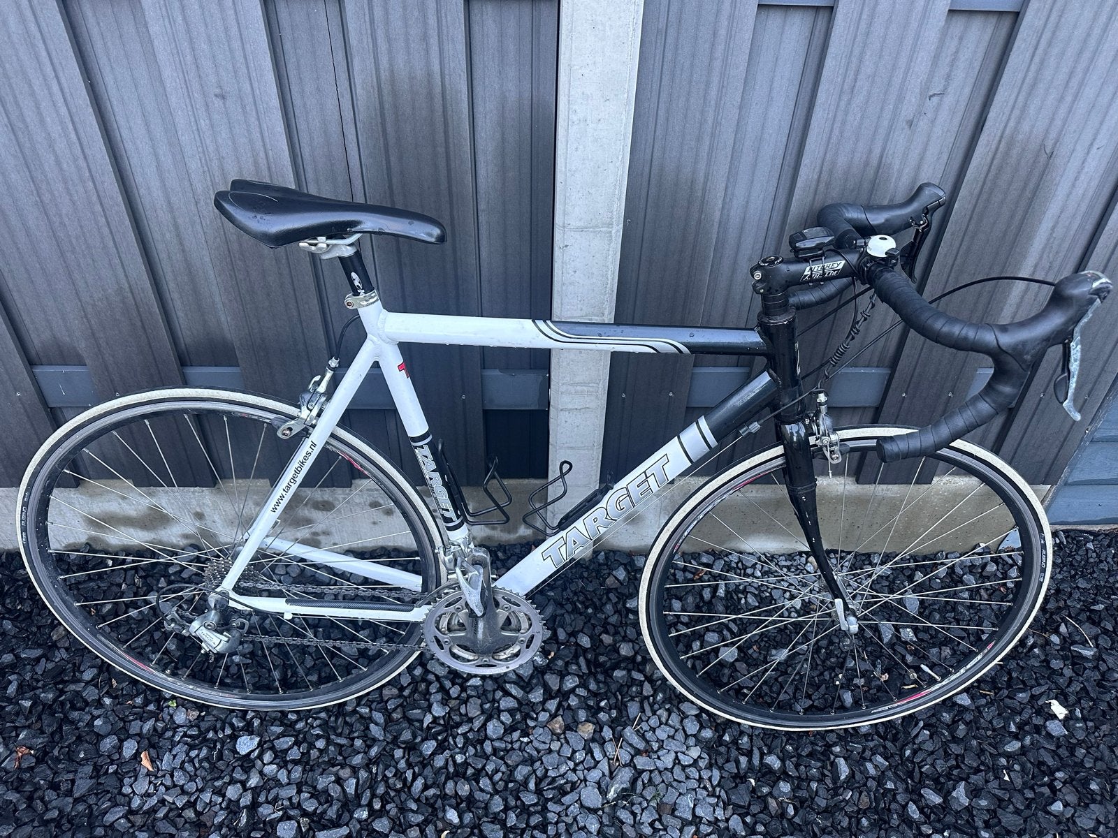 Racefiets - Target (banden lek/leeg) - voor de handige Harry, Fietsen en Brommers, Fietsen | Racefietsen, Gebruikt, 26 inch, Aluminium