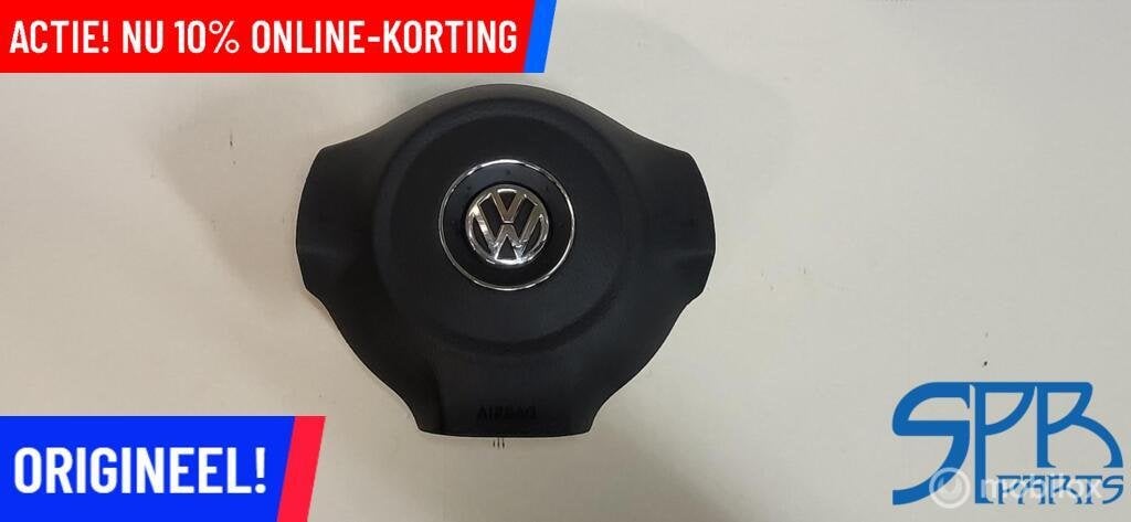 Stuurairbag origineel Vw POLO 6R 6R0880201 AIRBAG STUUR BLUE