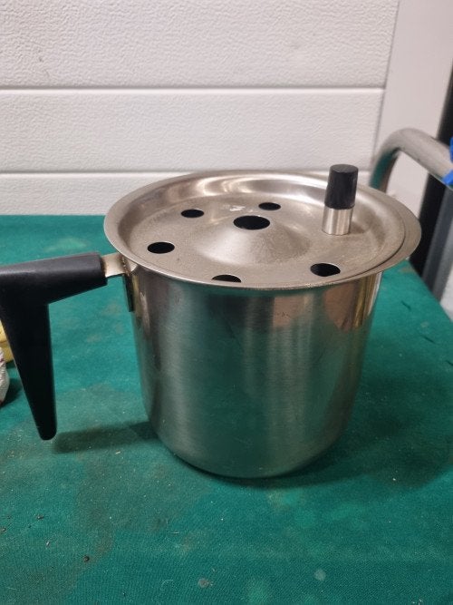 melkkoker bk rvs, Huis en Inrichting, Keuken | Potten en Pannen, Ophalen of Verzenden, 'T Olde Gre-j, Info@toldegrej.nl, Endepoelstraat 20f Didam