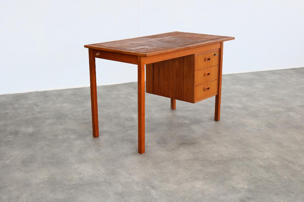 vintage bureau | jaren 60 | teak | Zweeds, Gebruikt, Ophalen of Verzenden, ., .