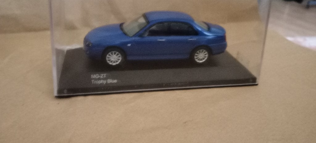vanguards MG ZT trophy blue mist linker spiegel €7,95, Hobby en Vrije tijd, Modelauto's | 1:43, Ophalen of Verzenden, Gebruikt