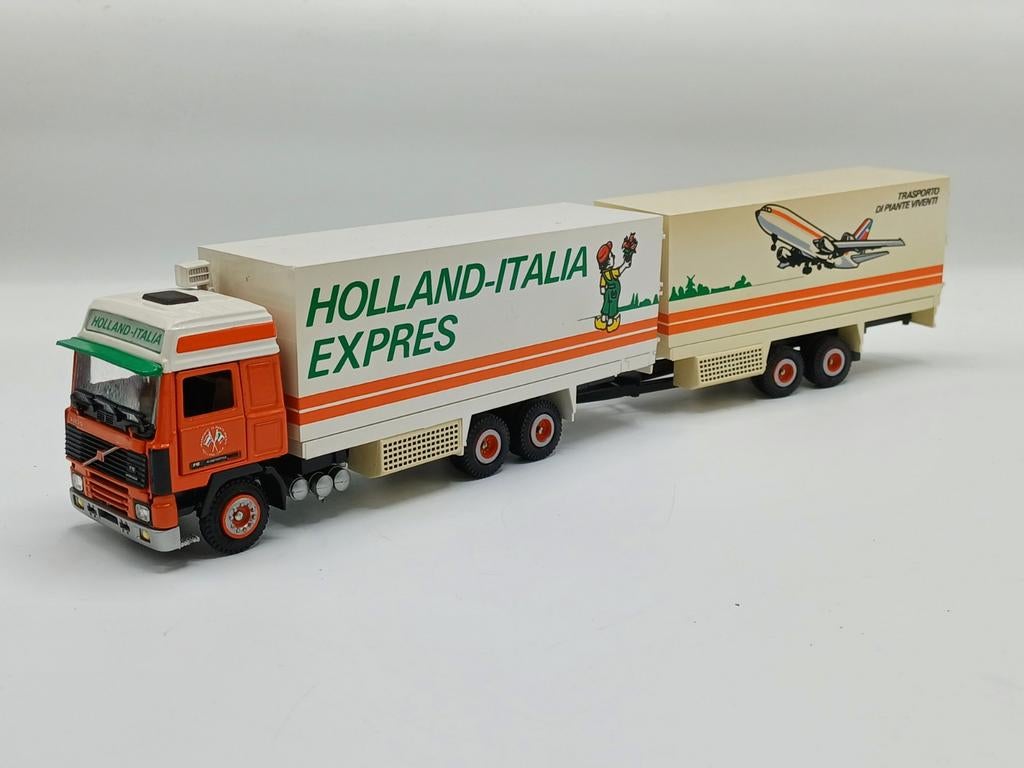 Tekno Volvo f12 globetrotter combi Lievaart, Ophalen of Verzenden, Zo goed als nieuw, Bus of Vrachtwagen, Tekno