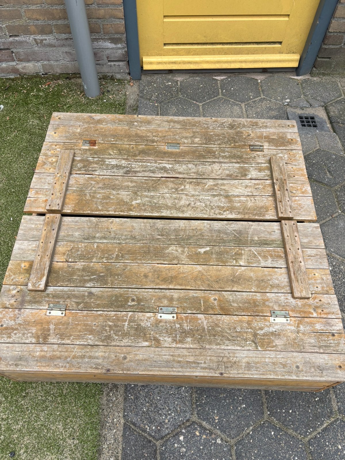 Gratis zandbak, Ophalen, Gebruikt