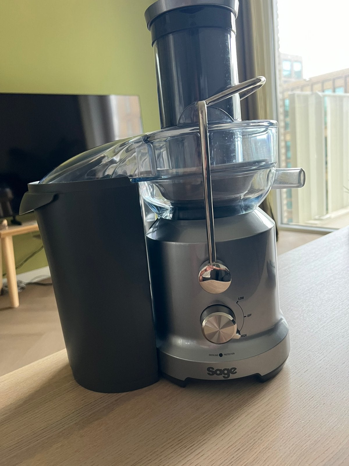Sage The Nutri Juicer Cold BJE430 – Zo goed als nieuw, Witgoed en Apparatuur, Ophalen, Zo goed als nieuw, Sapcentrifuge