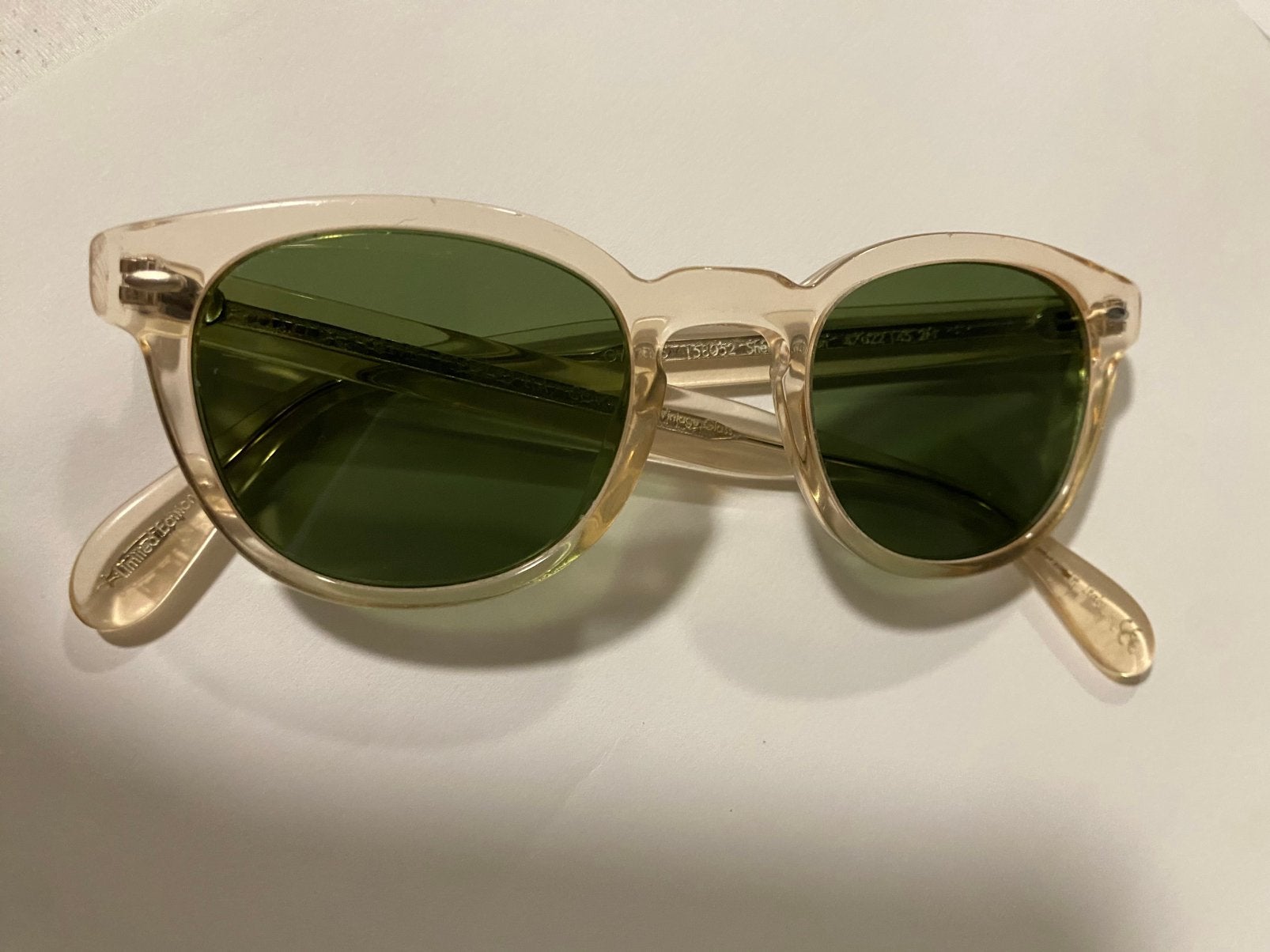 Oliver Peoples OV5036S Sheldrake Sun unisex, Overige merken, Gebruikt, Zonnebril, Verzenden