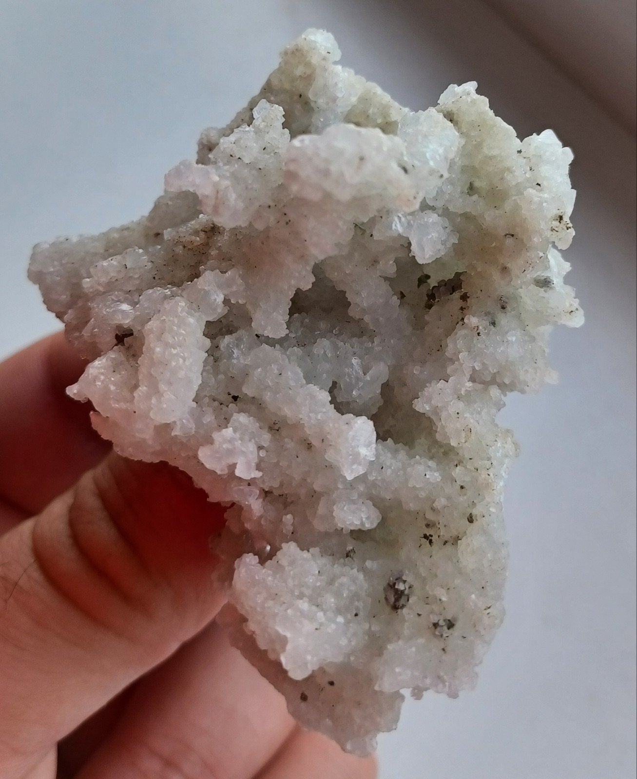 Prehniet - India (2), Verzamelen, Mineralen en Fossielen, Ophalen of Verzenden, Mineraal