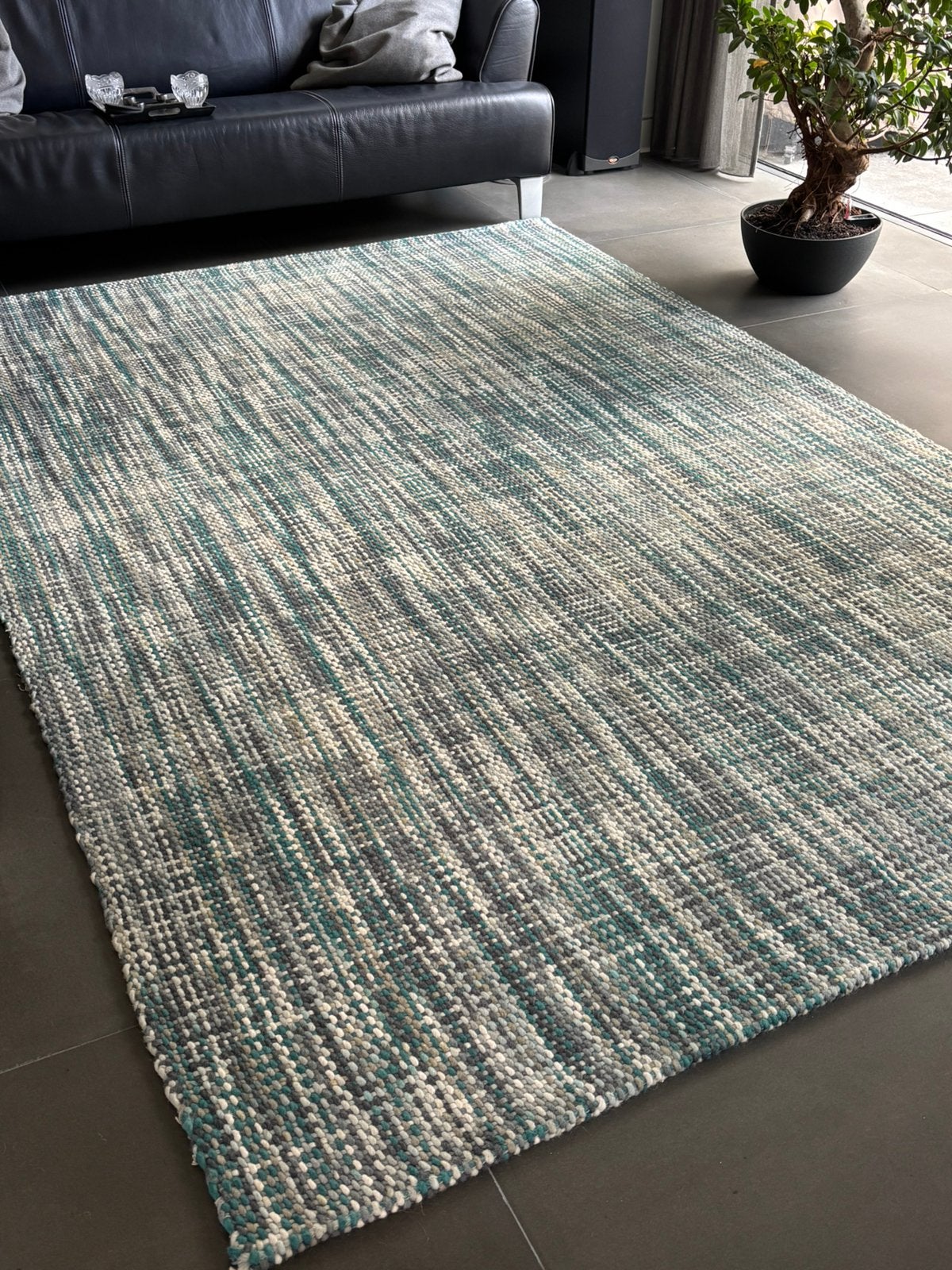 Wollen vloerkleed, Huis en Inrichting, Stoffering | Tapijten en Kleden, Ophalen, Gebruikt, 150 tot 200 cm, 200 cm of meer