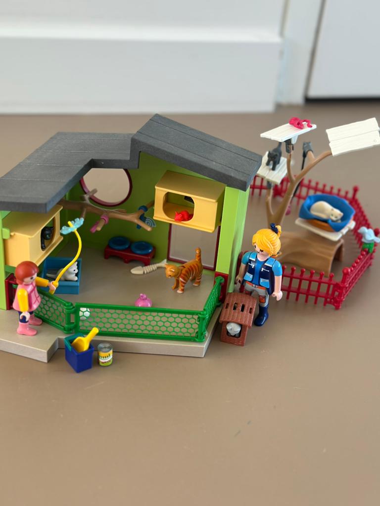 Playmobil 9276 Kattenverblijf Kattenopvang Compleet, Verzenden, Zo goed als nieuw