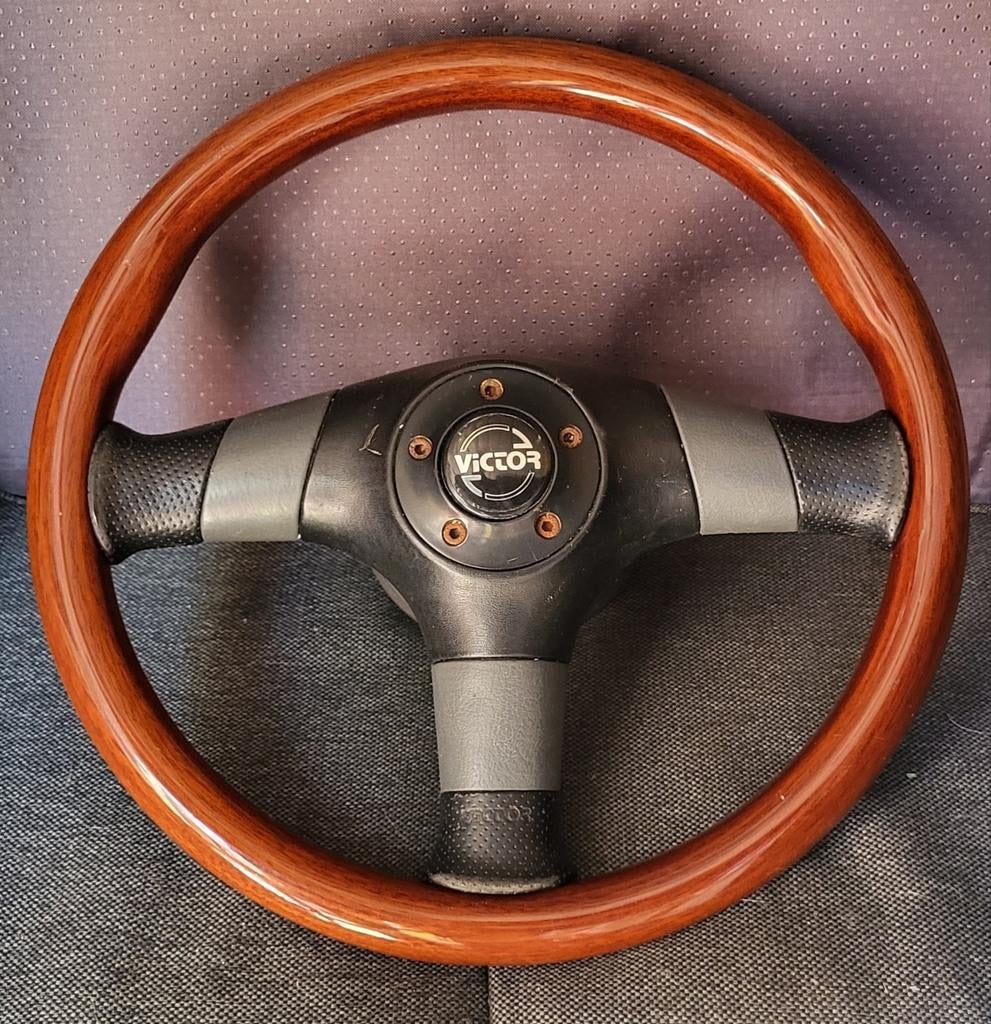 Retro houten Victor sportstuur, Verzenden, Gebruikt