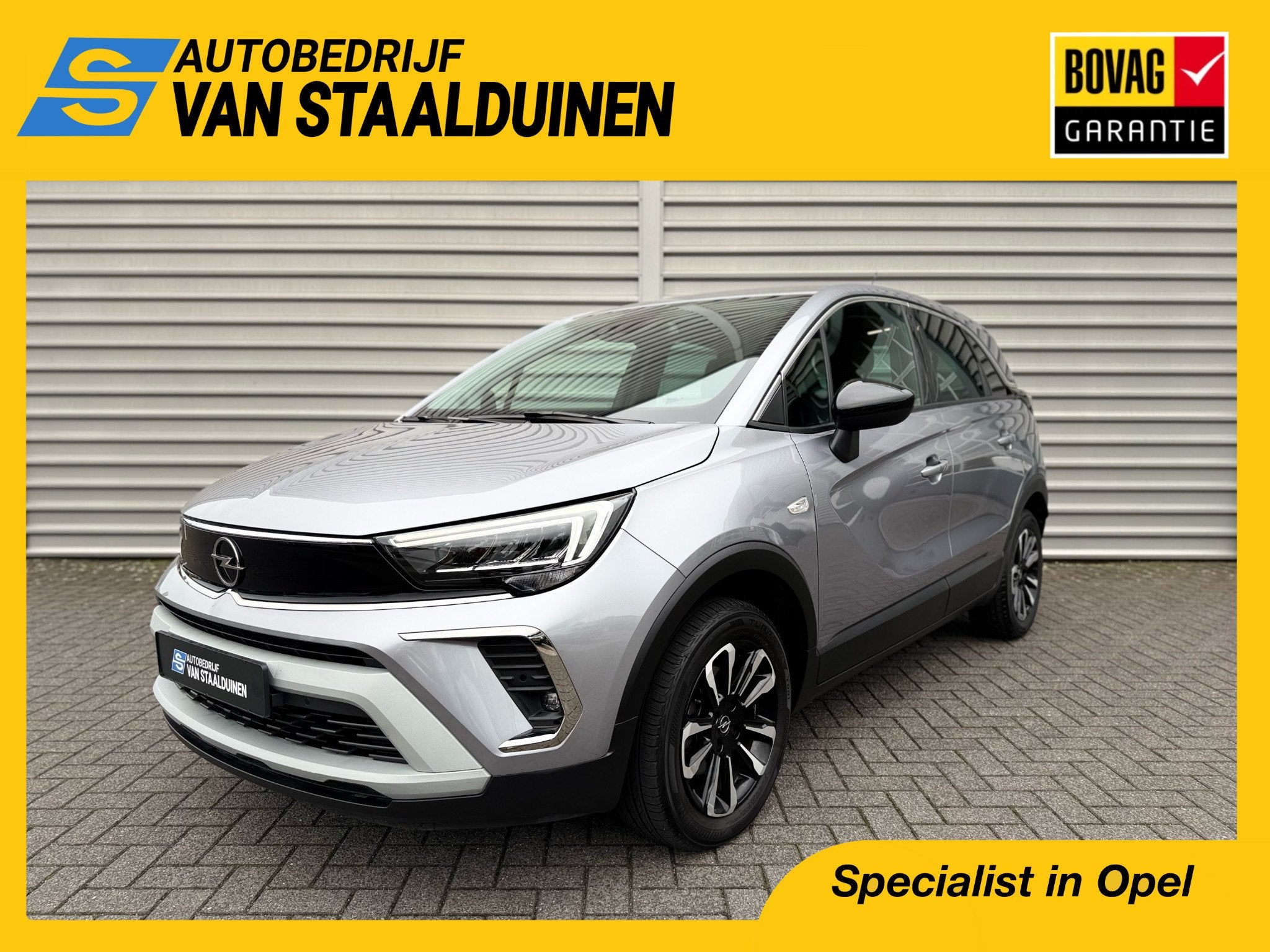 Opel Crossland 1.2 Turbo 110pk Elegance | Navigatiesyteem |, Auto's, Opel, 12 maanden, Gebruikt, 1199 cc, Handgeschakeld