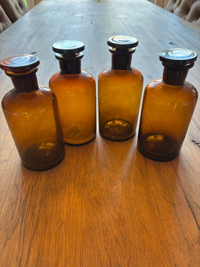 Antieke Apotheek Potten (4 stuks), Ophalen of Verzenden