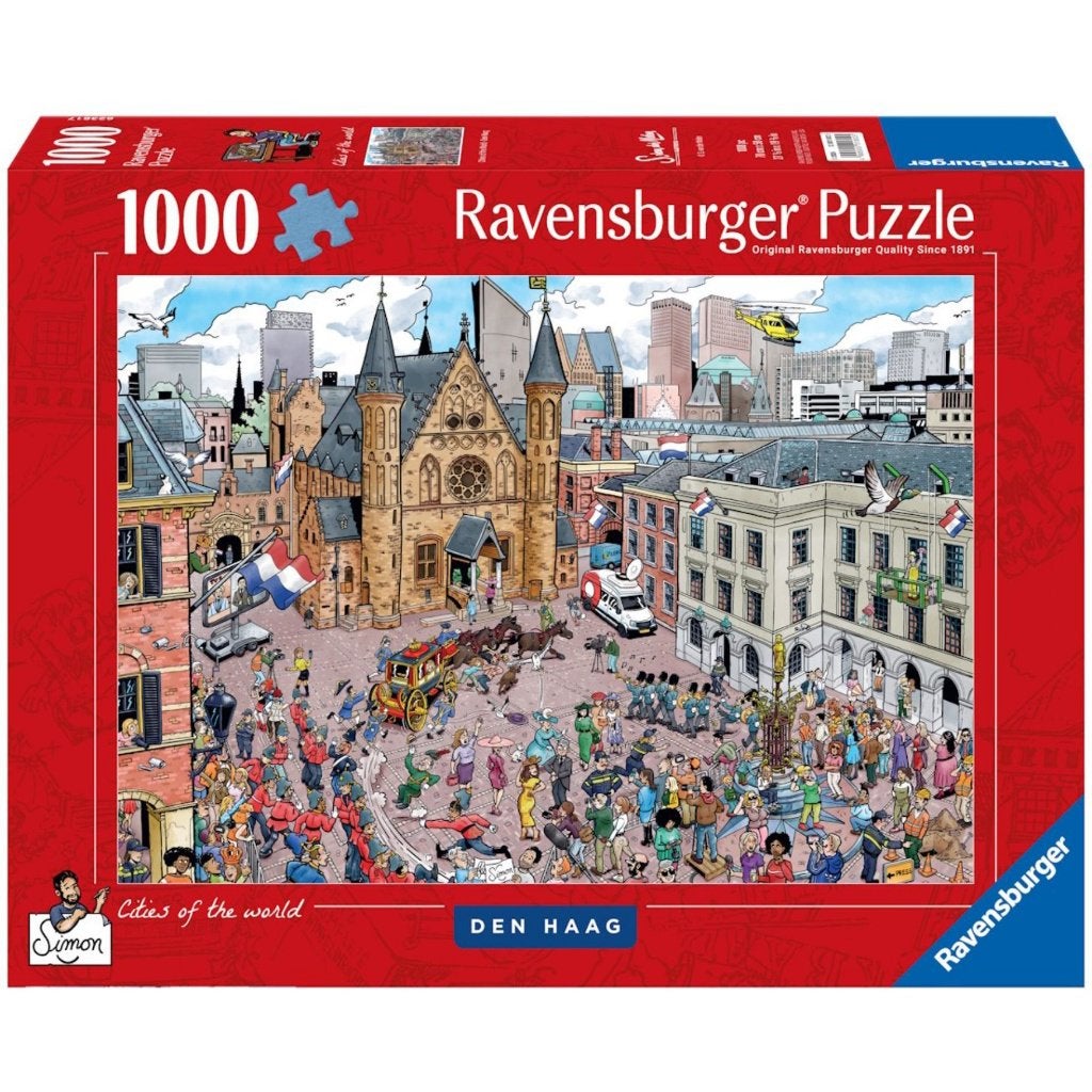 Ravensburger: Fleroux- Den Haag 1000 stukjes, Ophalen of Verzenden, 500 t/m 1500 stukjes, Nieuw, Legpuzzel