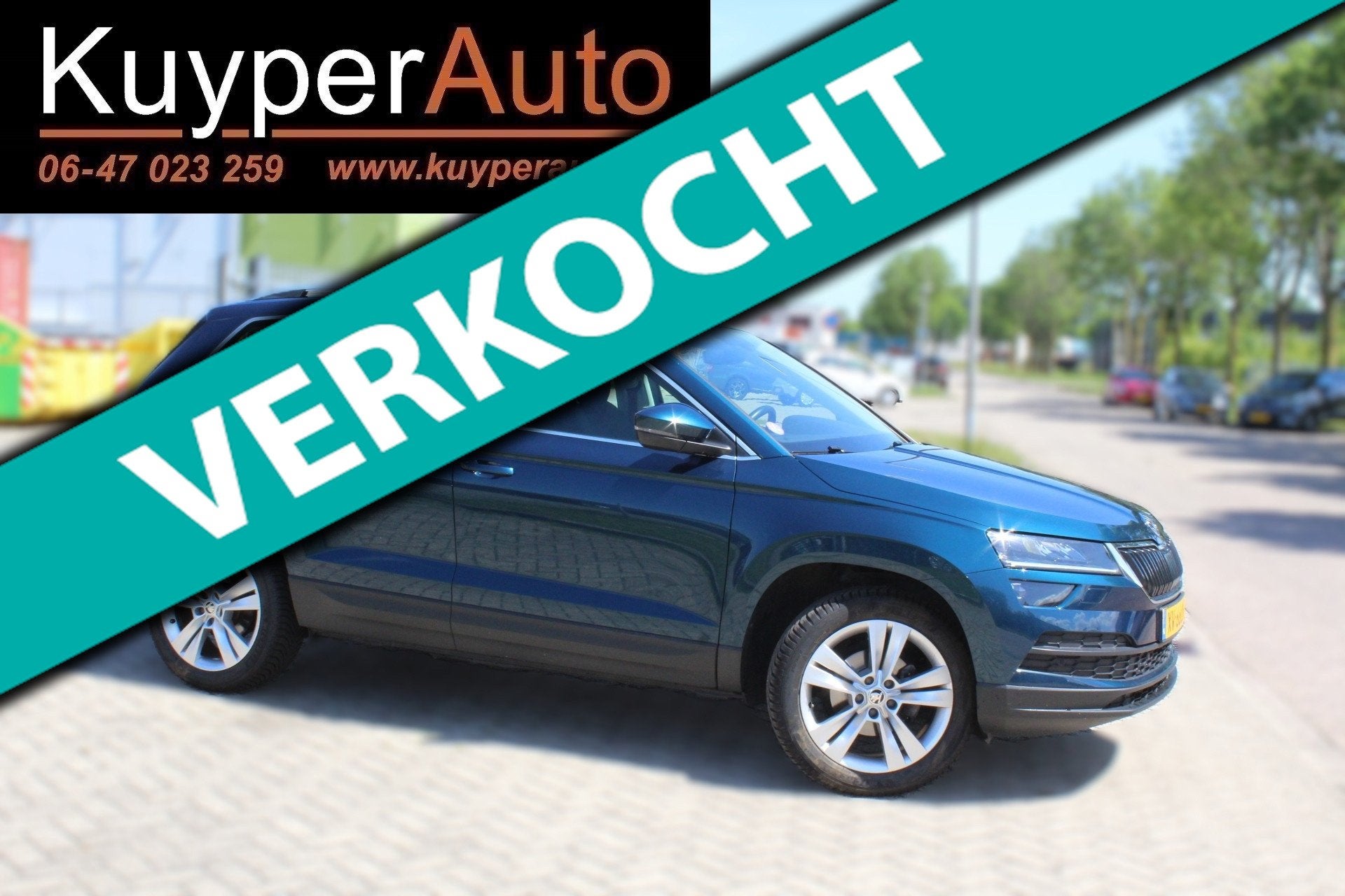 Skoda Karoq 1.0 TSI Style NETTE VOLLE AUTO nap AFNEEMBARE TR, Auto's, Skoda, Voorwielaandrijving, Gebruikt, Euro 6, Blauw