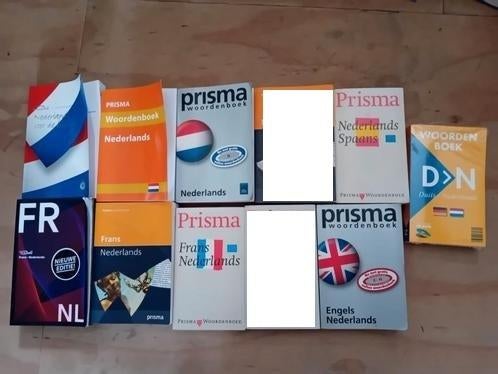 9 x Woordenboek frans nederlands spaans engels, Ophalen of Verzenden, Gelezen, Van Dale, Overige talen