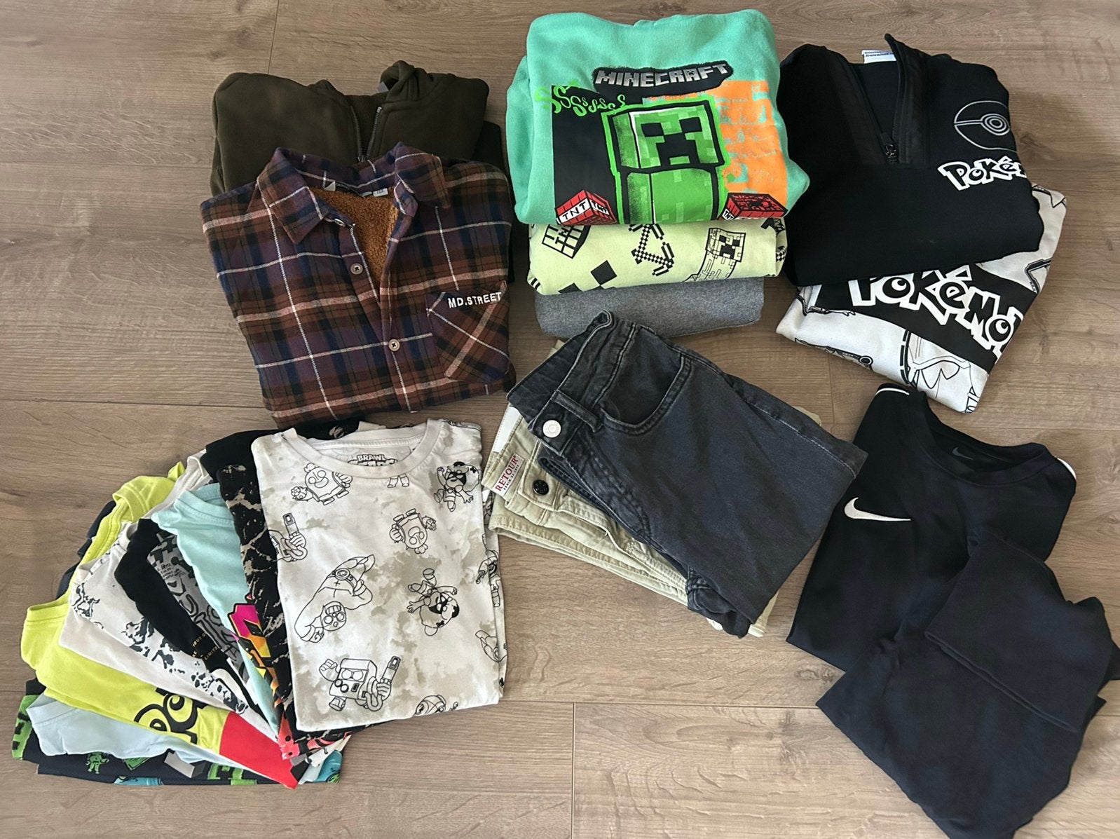 Kledingpakket jongen 140 - 21 stuks, Ophalen, Zo goed als nieuw, Maat 134