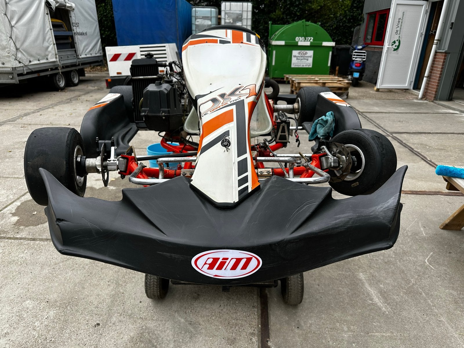 Complete Rotax Max Kart Set met voorrem, Ophalen, Gebruikt, Kart