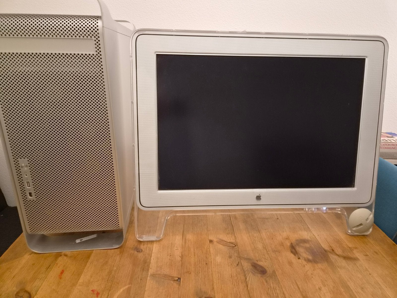 vintage Power Mac G5 met 2 beeldschermen, Ophalen, Gebruikt, Powermac, Minder dan 2 Ghz
