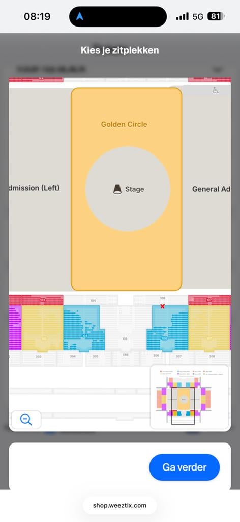 Kanye West - 1e ring/1e rij - za08-06 Gelredome, Tickets en Kaartjes, Eén persoon, Juni