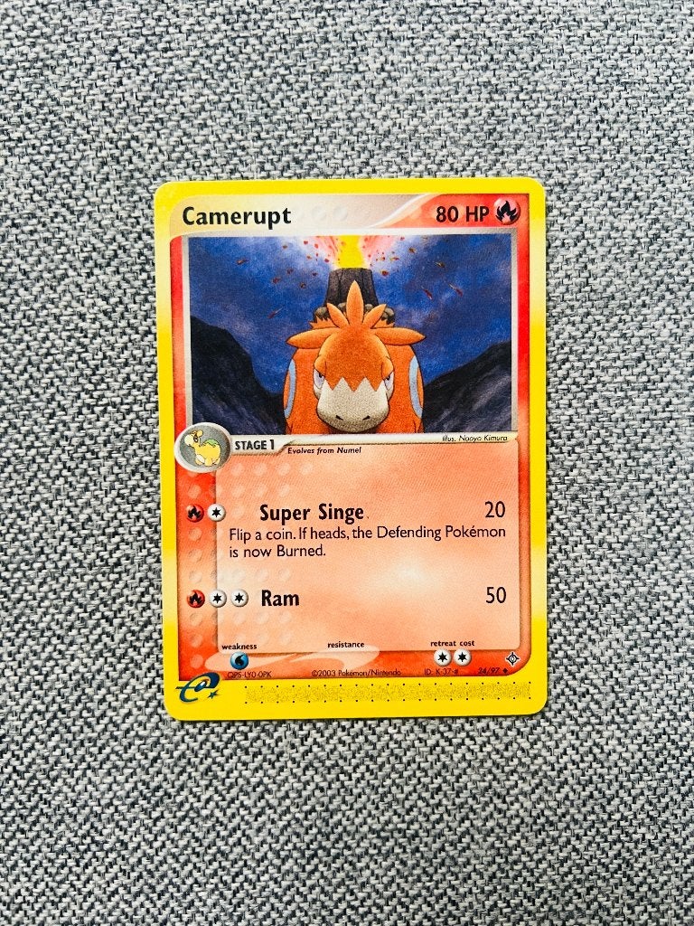 Camerupt 24/97 Ex Dragon Pokemon, Verzenden, Zo goed als nieuw, Losse kaart, Foil