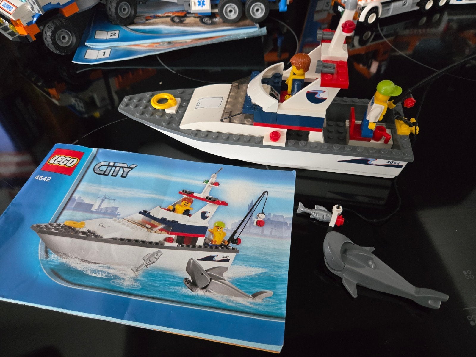 lego city vissersboot 4642, Ophalen of Verzenden, Zo goed als nieuw