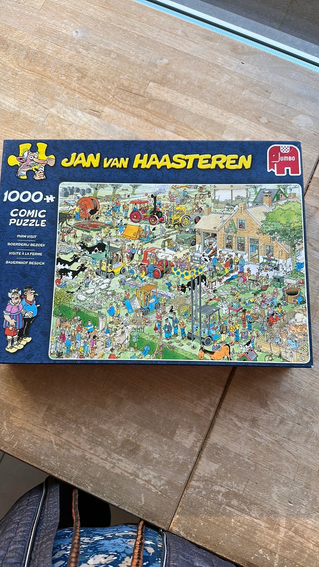 Jan van Haasteren boerderij bezoek, Ophalen of Verzenden, 500 t/m 1500 stukjes, Zo goed als nieuw