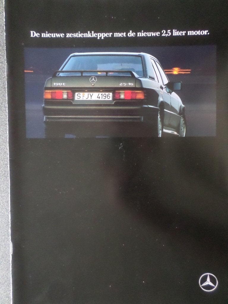 Mercedes 190E 2.5 16v Brochure, Boeken, Ophalen of Verzenden, Zo goed als nieuw, Mercedes