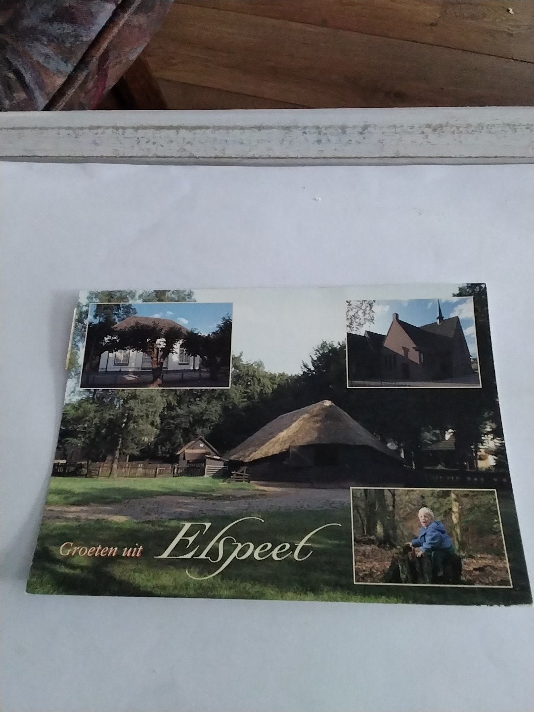 Oude ansichtkaart Groeten uit Elspeet - Gelopen, Verzamelen, Ophalen of Verzenden
