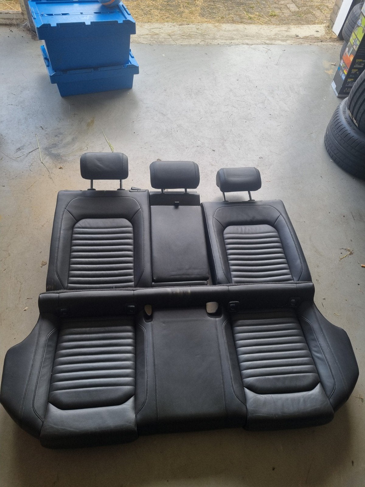 te koop achterbank leder Volkswagen passat B7., Ophalen, Volkswagen