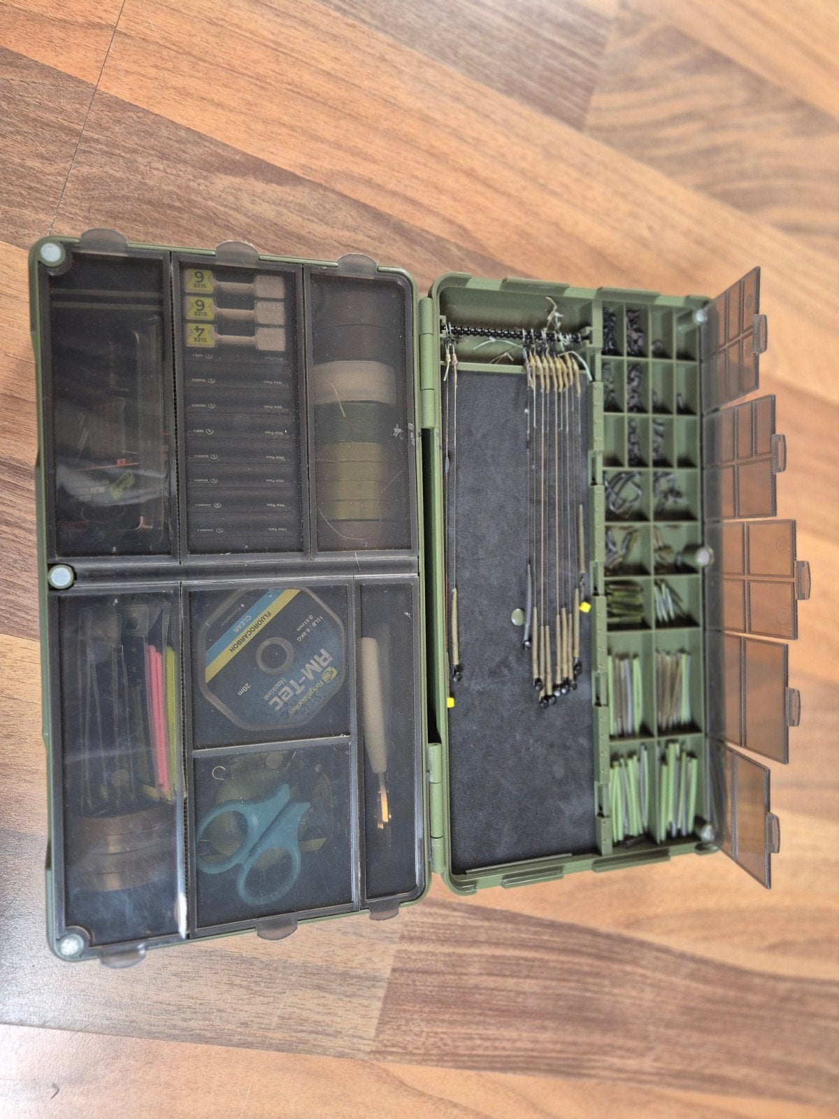 Ridgemonkey armoury tacklebox vol tackle, Ophalen of Verzenden, Zo goed als nieuw, Overige typen