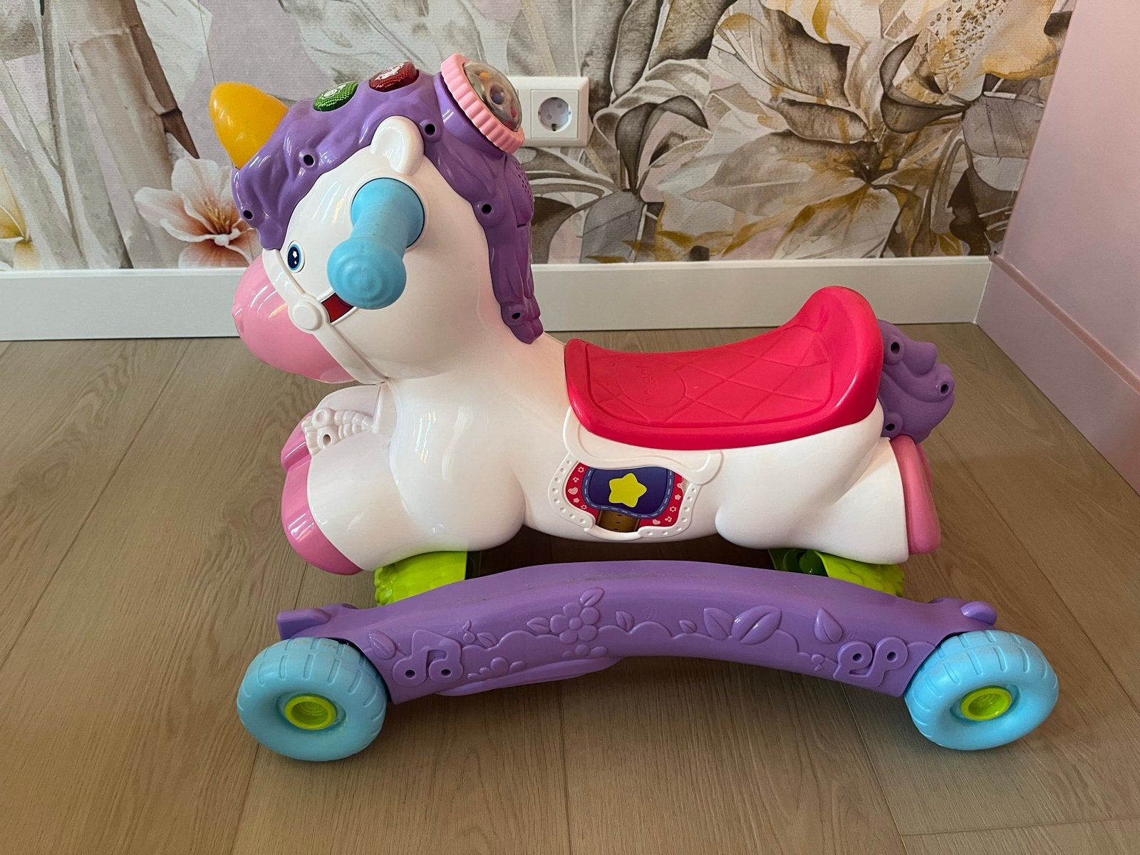 VTech 3-in-1 Hobbelpaard Eenhoorn, Kinderen en Baby's, Speelgoed | Vtech, Ophalen, Zo goed als nieuw, 6 maanden tot 2 jaar