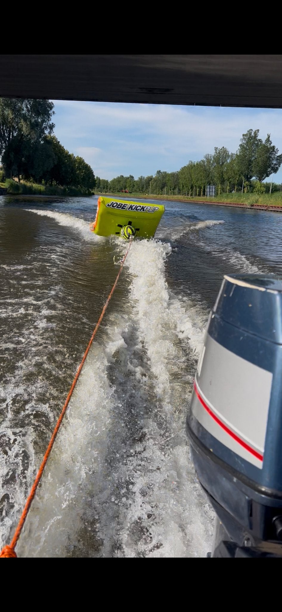 Jobe Kick Flip 2P Sleeptube/Funtube - 2-persoons, Watersport en Boten, Ophalen of Verzenden, Gebruikt