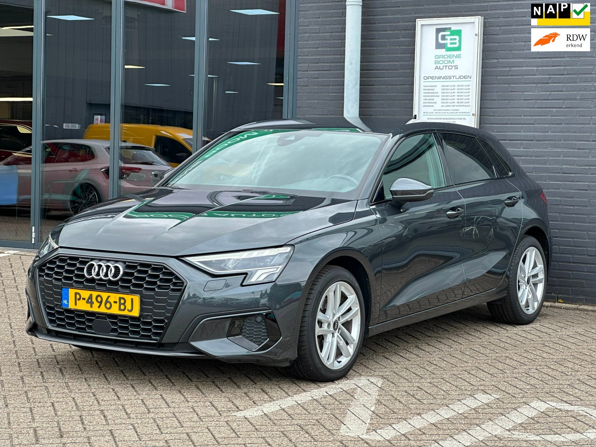 Audi A3 Sportback 30 TFSI Advanced edition/1STE EG/NAVI/AUTO, Auto's, Stof, Euro 6, 23 km/l, Origineel Nederlands